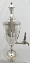 Early Victorian Silver Plated Tea Urn. Elkington, Mason & Co. 1851.