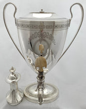 Early Victorian Silver Plated Tea Urn. Elkington, Mason & Co. 1851.