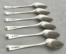 Georgian, George III, Six Silver Teaspoons. London 1813. 2.4 troy ounces.