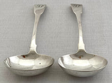 Georgian, George III, Pair of Silver Sauce Ladles. London 1818 Charles Hollinshed. 3.3 troy ounces.