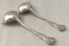 George IV Pair of Silver King's Pattern Sauce Ladles. London 1820 William Chawner II. 5.6 troy ounces.