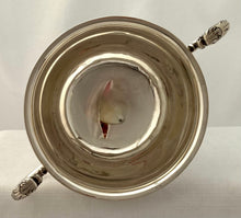 George V Silver Mask Head Bowl. Birmingham 1912 Edward Souter Barnsley. 14 troy ounces.