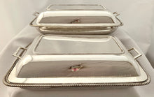 Georgian, George III, Pair of Silver Entree Dishes. London 1802 Timothy Renou. 93.7 troy ounces.
