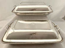 Georgian, George III, Pair of Silver Entree Dishes. London 1802 Timothy Renou. 93.7 troy ounces.