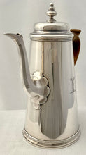 Georgian, George II, Silver Coffee Pot. London 1730 Edward Vincent. 29 troy ounces