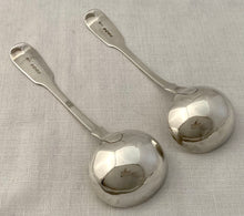 Victorian Pair of Silver Sauce Ladles. London 1862 Chawner & Co. 3.6 troy ounces.