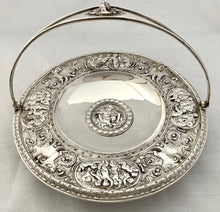 Victorian Neoclassical Silver Plated Tazza. Elkington & Co. 1874.