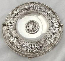 Victorian Neoclassical Silver Plated Tazza. Elkington & Co. 1874.
