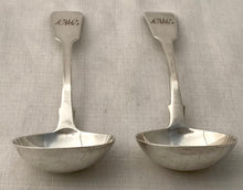 William IV Pair of Silver Sauce Ladles. London 1833 William Bateman II. 3.6 troy ounces.