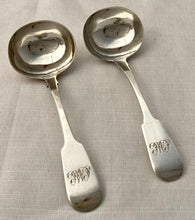 William IV Pair of Silver Sauce Ladles. London 1833 William Bateman II. 3.6 troy ounces.