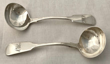 William IV Pair of Silver Sauce Ladles. London 1833 William Bateman II. 3.6 troy ounces.