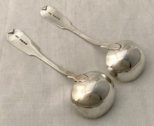 William IV Pair of Silver Sauce Ladles. London 1833 William Bateman II. 3.6 troy ounces.