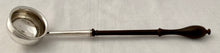 Georgian, George II, Silver Toddy Ladle, Crested for Medlycott. London 1751 William Gwillim.