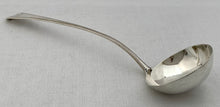 Georgian, George III, Silver Soup Ladle, Crested for Medlycott. London 1787 Richard Crossley. 5.4 troy ounces.