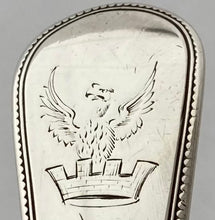 Georgian, George III, Silver Soup Ladle, Crested for Medlycott. London 1787 Richard Crossley. 5.4 troy ounces.