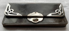 Art Nouveau Silver Mounted Leather Purse. Birmingham 1902 Steinhart & Co.