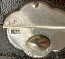 Art Nouveau Silver Mounted Leather Purse. Birmingham 1902 Steinhart & Co.