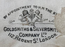 George V Cased Set of Crested Silver Place Card Holders. Chester 1913 Goldsmiths & Silversmiths Co. 3.3 troy ounces.