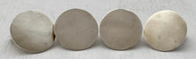 George V Cased Set of Crested Silver Place Card Holders. Chester 1913 Goldsmiths & Silversmiths Co. 3.3 troy ounces.