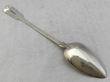 Georgian, George IV, Silver Basting Spoon. London 1825 William Stroud. 3.7 troy ounces.