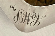 Late Victorian Silver Mounted Leather Blotting & Document Folder. London 1901 Edward Langridge & Co.