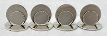 Edwardian Cased Set of Silver Menu & Place Card Holders. Chester 1907 Goldsmiths & Silversmiths Co.