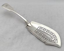 William IV Silver Fish Slice. London 1833 William Bateman II. 4.4 troy ounces
