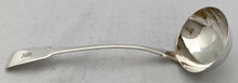 Georgian, George IV, Silver Soup Ladle. London 1820 James Dicks. 7.3 troy ounces.