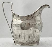 Georgian, George III, Silver Cream Jug. London 1802. 2.7 troy ounces.