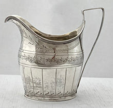 Georgian, George III, Silver Cream Jug. London 1802. 2.7 troy ounces.