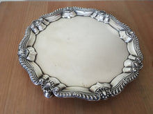 Early Victorian Robert Garrard II silver salver. London 1839 Garrards, Panton Street, London. 12.4 troy ounces.