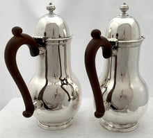 George V Silver Cafe au Lait Set. Birmingham 1921 Asprey & Co Ltd. 33 troy ounces.