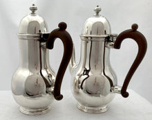 George V Silver Cafe au Lait Set. Birmingham 1921 Asprey & Co Ltd. 33 troy ounces.