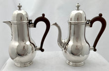George V Silver Cafe au Lait Set. Birmingham 1921 Asprey & Co Ltd. 33 troy ounces.