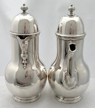 George V Silver Cafe au Lait Set. Birmingham 1921 Asprey & Co Ltd. 33 troy ounces.