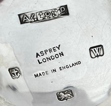 George V Silver Cafe au Lait Set. Birmingham 1921 Asprey & Co Ltd. 33 troy ounces.