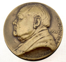 Sir Winston Churchill Medallion Snuff Box. After Artur Loewental.