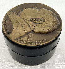 Sir Winston Churchill Medallion Snuff Box. After Artur Loewental.