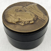 Sir Winston Churchill Medallion Snuff Box. After Artur Loewental.