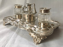 William IV Silver Inkstand. London 1834 Joseph Angell I & John Angell I. 16 troy ounces.