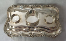 William IV Silver Inkstand. London 1834 Joseph Angell I & John Angell I. 16 troy ounces.