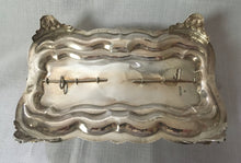 William IV Silver Inkstand. London 1834 Joseph Angell I & John Angell I. 16 troy ounces.
