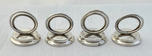 Edwardian Cased Set of Silver Place Card Holders. Chester 1910 Sampson Mordan & Co.