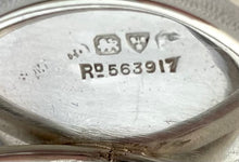 Edwardian Cased Set of Silver Place Card Holders. Chester 1910 Sampson Mordan & Co.