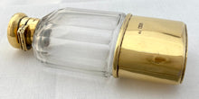 George V Silver Gilt & Cut Glass Hip Flask. London 1912/13 Asprey & Co Ltd.