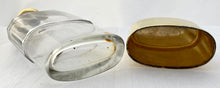 George V Silver Gilt & Cut Glass Hip Flask. London 1912/13 Asprey & Co Ltd.