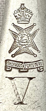 5th Battalion Sherwood Foresters, Nottinghamshire & Derby Regiment Silver Plated Spoons.