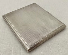 George VI Silver Cigarette Case. London 1945 Asprey & Co. Ltd. 4.3 troy ounces.
