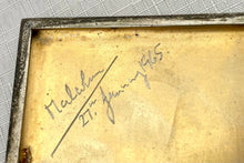 George VI Silver Cigarette Case. London 1945 Asprey & Co. Ltd. 4.3 troy ounces.