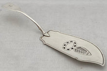 Georgian, George III, Silver Fish Slice. London 1809 Solomon Hougham. 3.6 troy ounces.